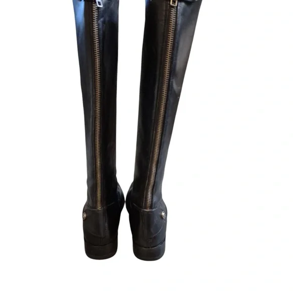 Black FRYE boots size  6 B style 3471368 Melissa Button back zipper - Picture 4 of 6